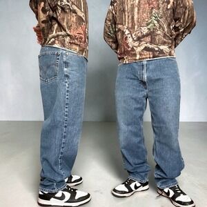 Levis 560 Comfort Fit Baggy Skater Jeans Blue W38 L30 Vintage Y2K 90s